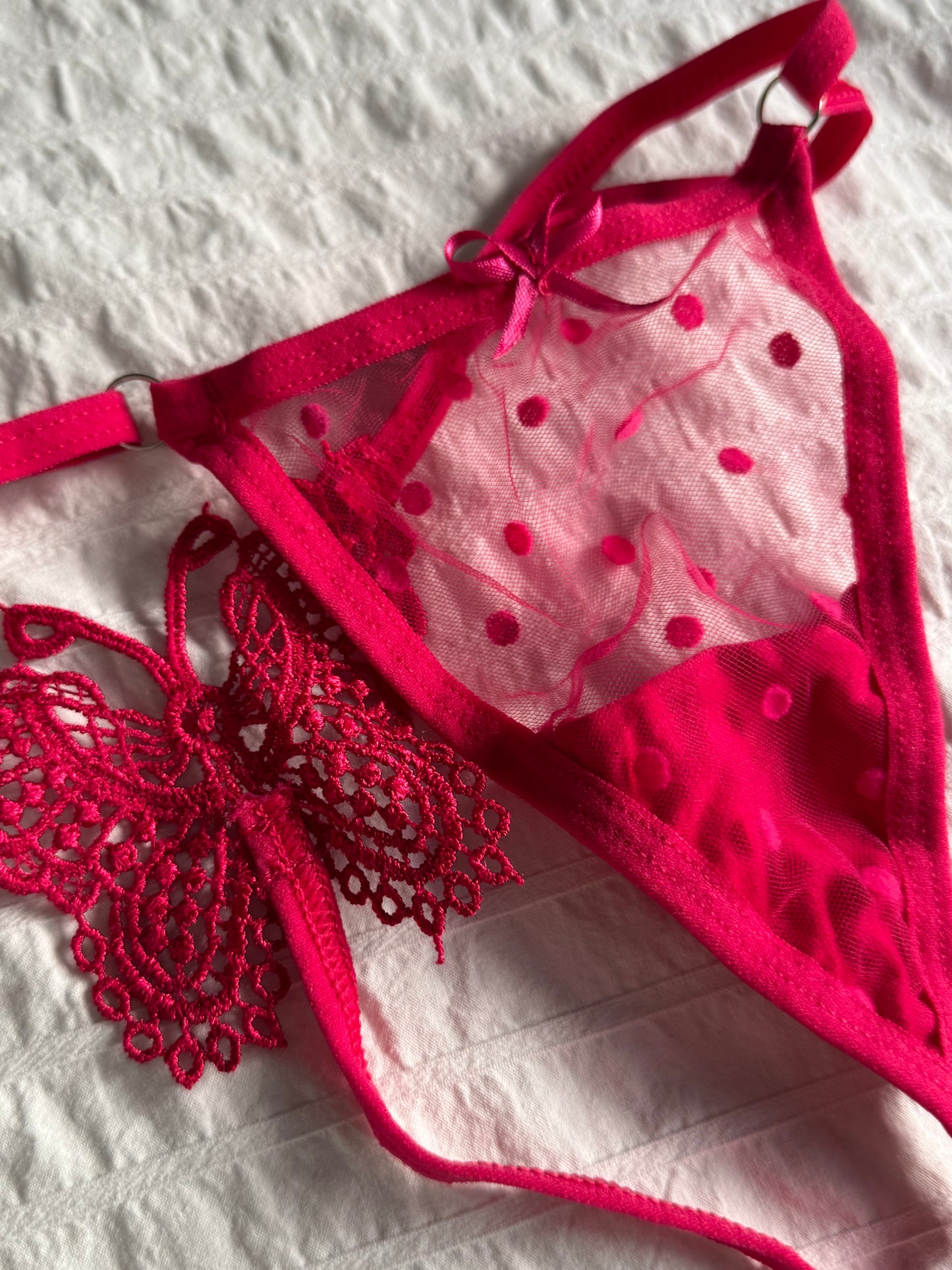 Butterfly Lace G-String Thong