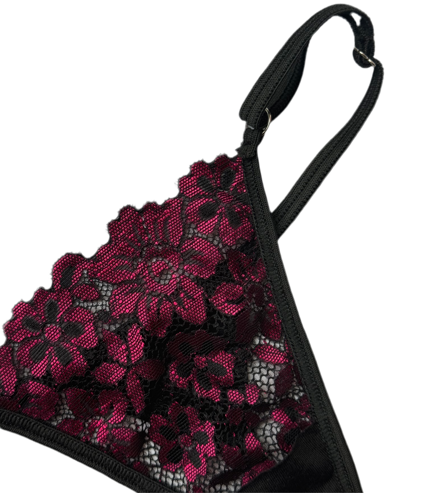 Vera Flower Lace V-String