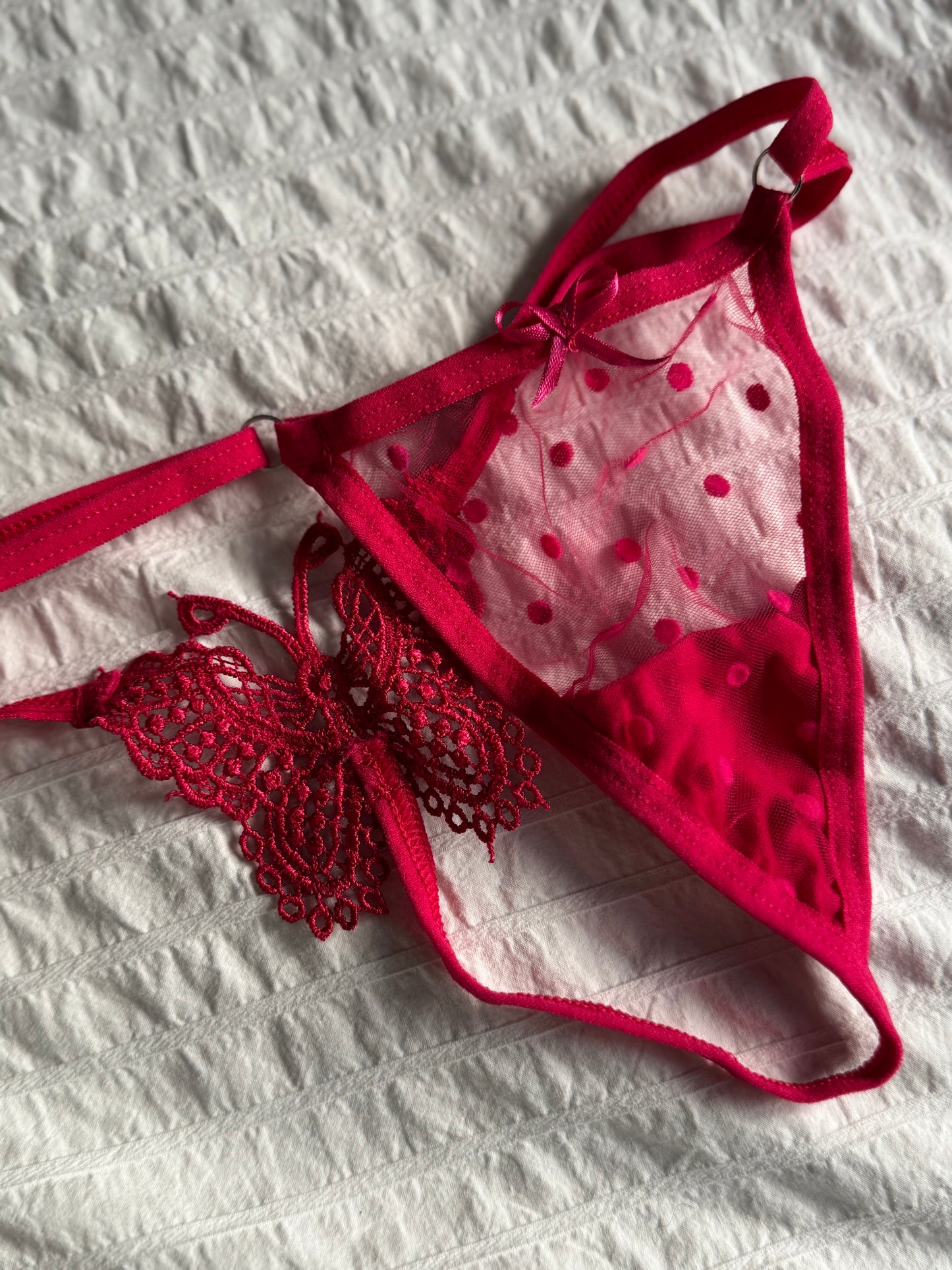 Butterfly Lace G-String Thong