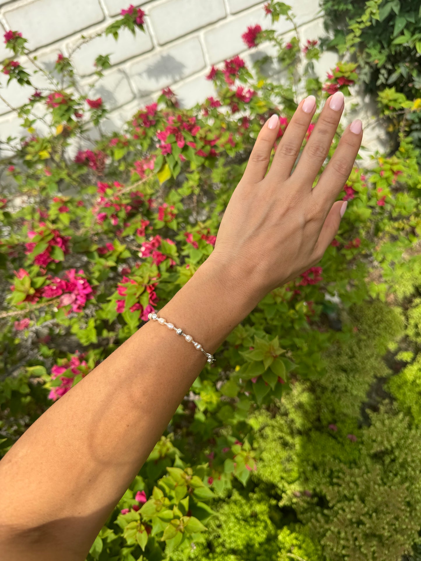 Chiclayo Pearl and Silver Bracelet