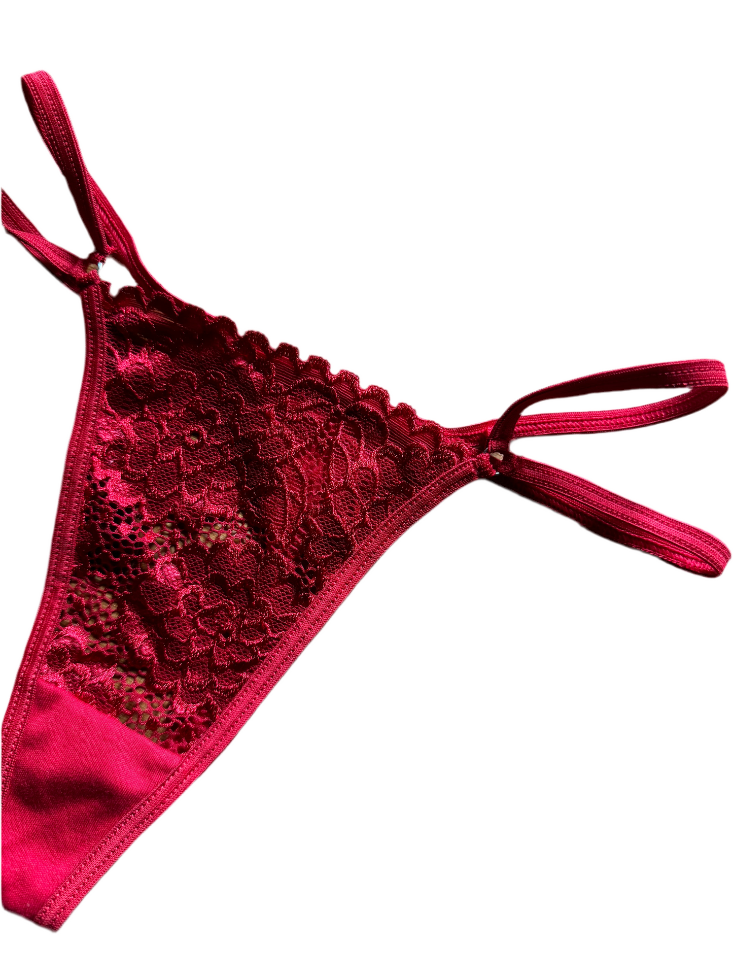 Shophie Lace Double V-String