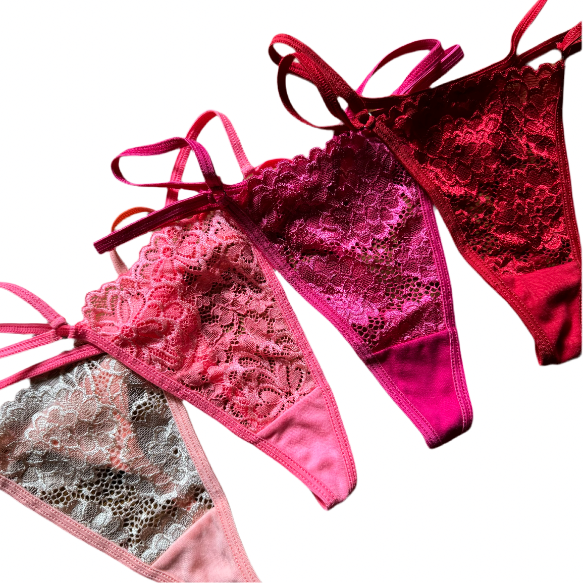 Shophie Lace Double V-String