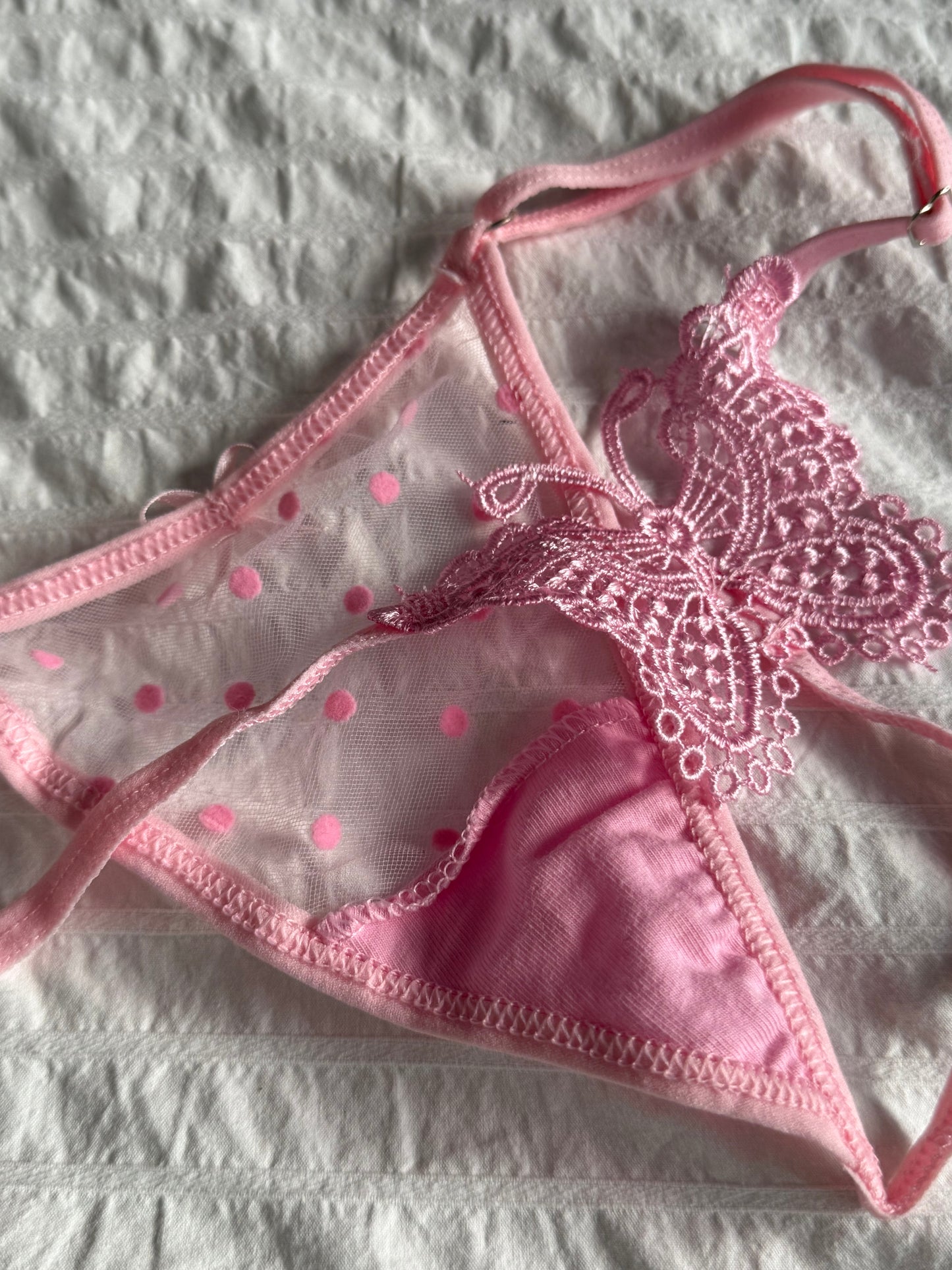 Butterfly Lace G-String Thong