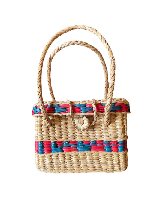 The Lunch Bag - Junco Reed Handwoven Bag