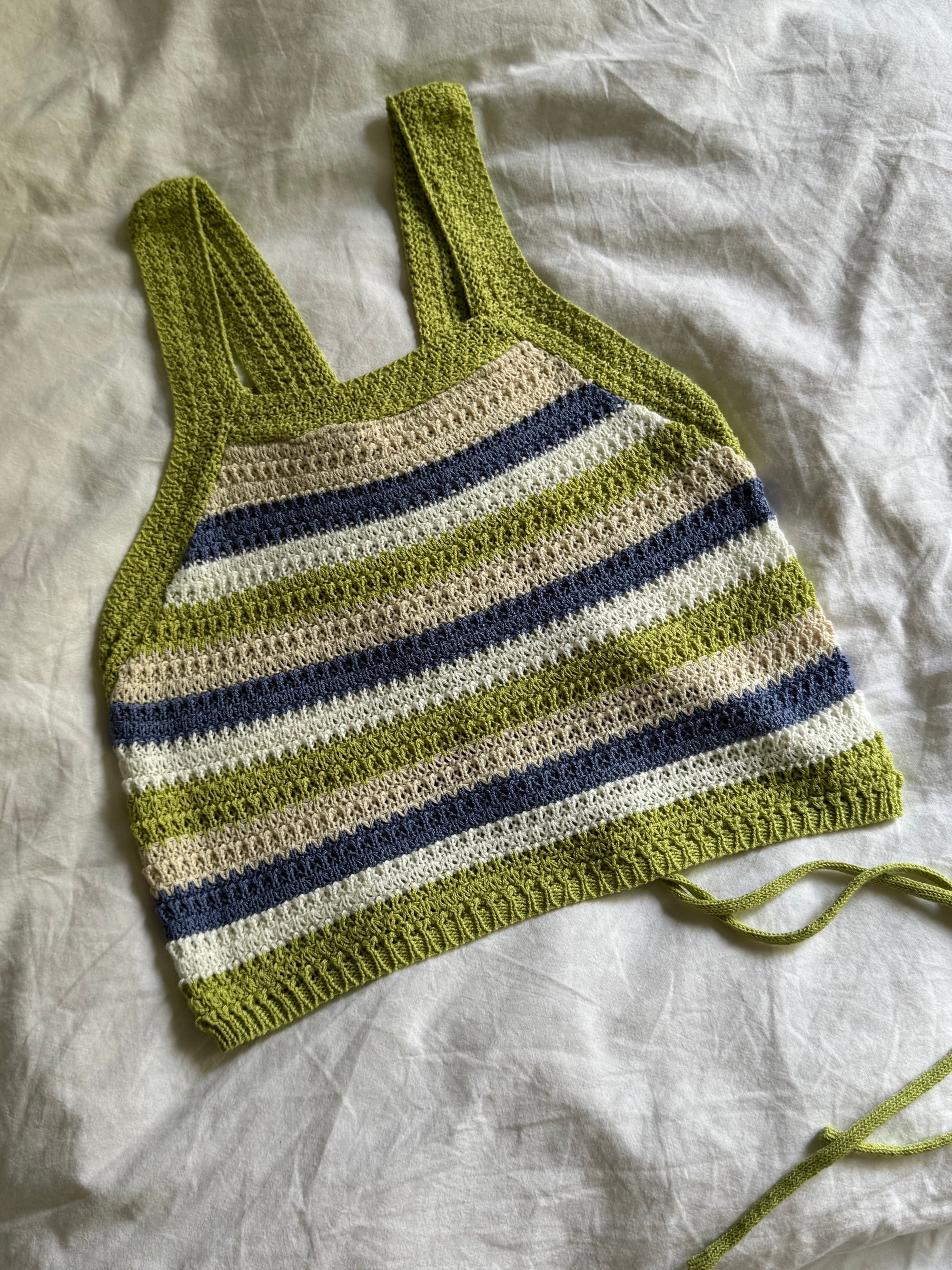 Tie-Back Crochet Crop Top