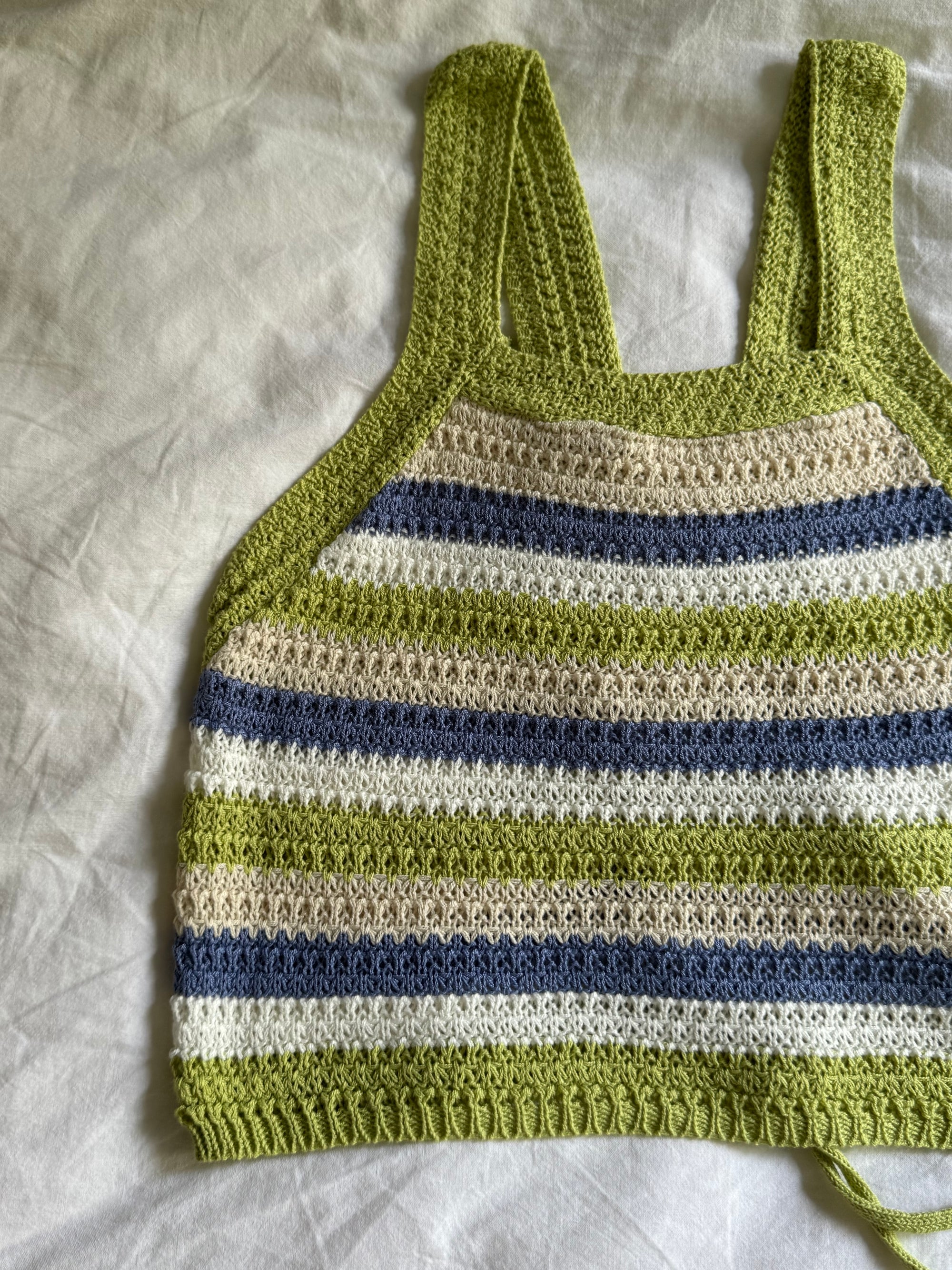 Tie-Back Crochet Crop Top