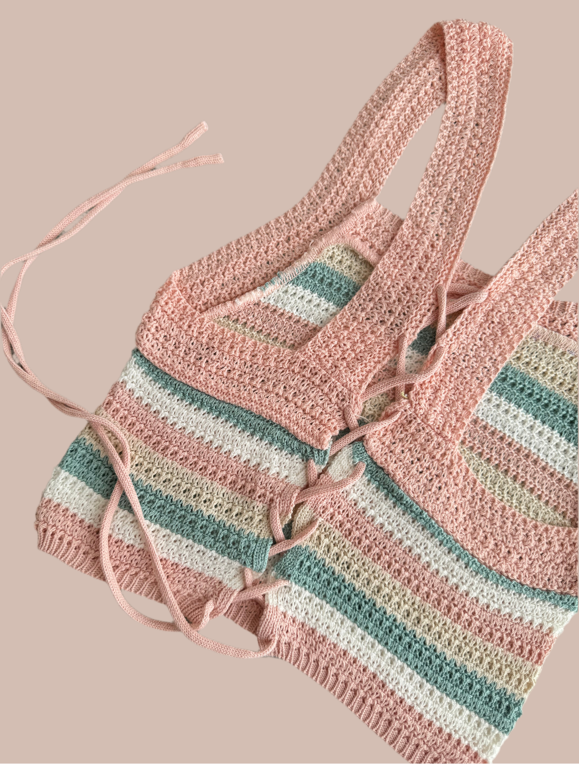 Tie-Back Crochet Crop Top
