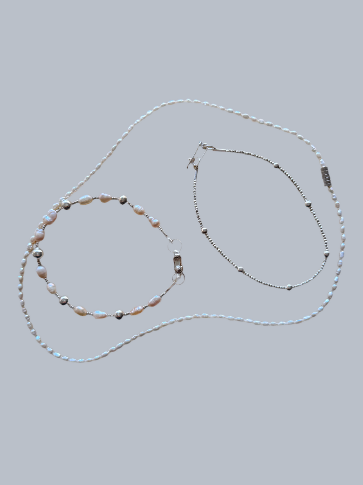 Chiclayo Pearl and Silver Bracelet