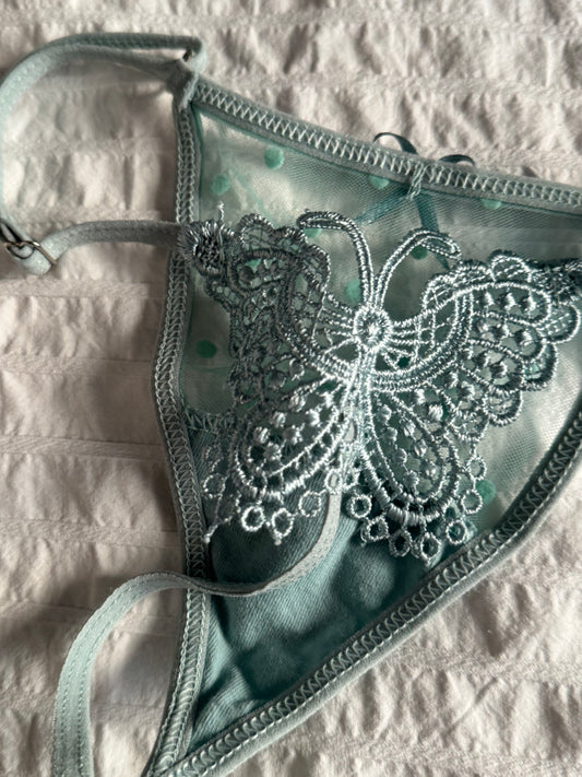 Butterfly Lace G-String Thong