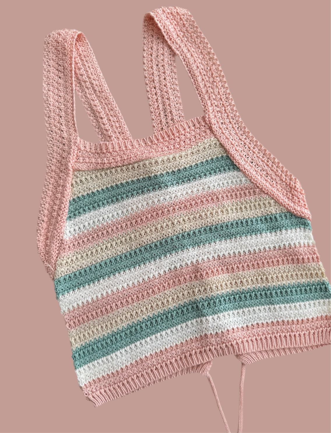 Tie-Back Crochet Crop Top