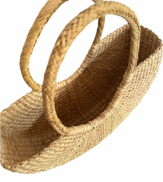 The Beach Bag - Junco Reed Handwoven Bag