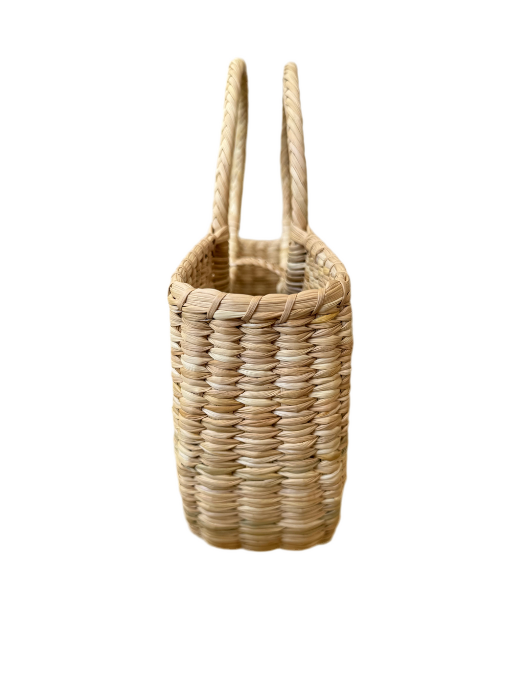 Lambayeque Handmade Artisanal Junco Reed Half-moon Bag - medium