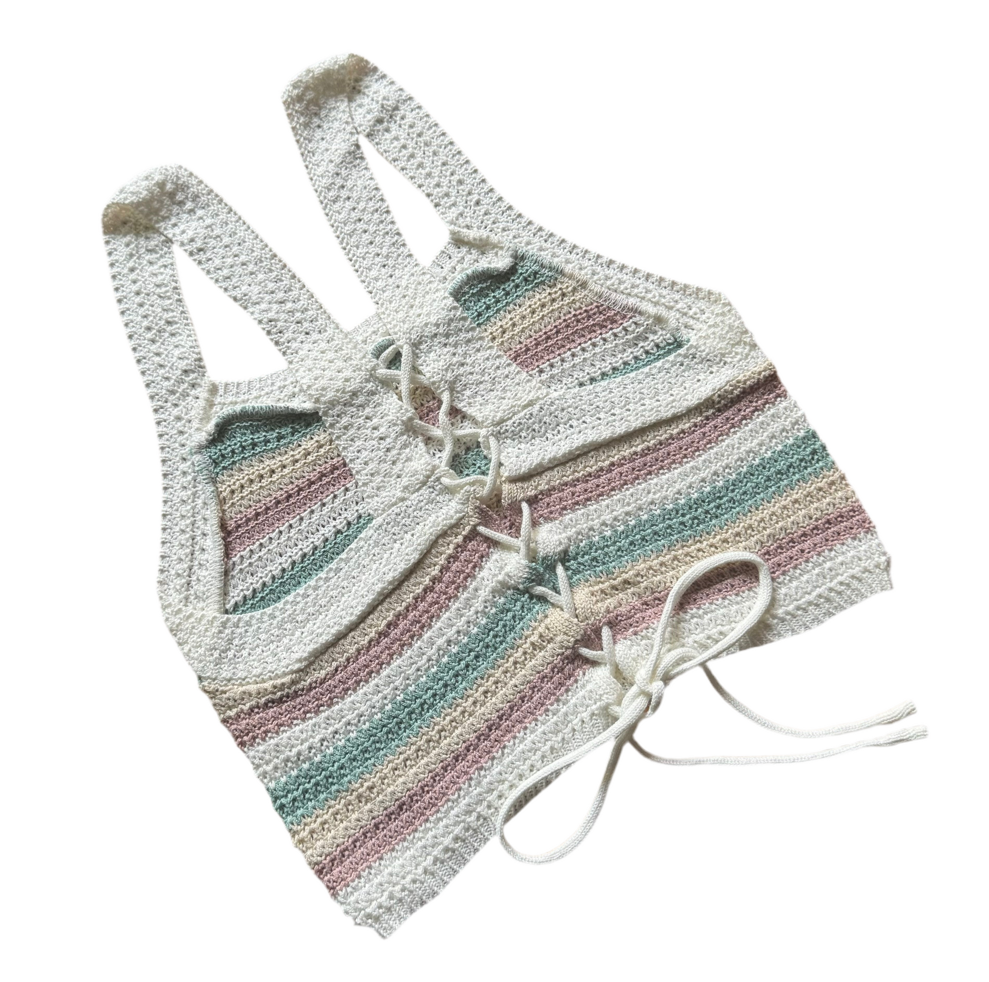 Tie-Back Crochet Crop Top